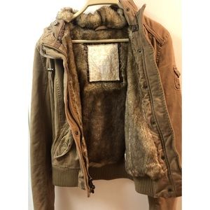 Abercrombie & Fitch Fur Jacket